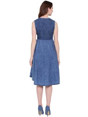 denim wrap dress - 16246148 - Standard Image - 3