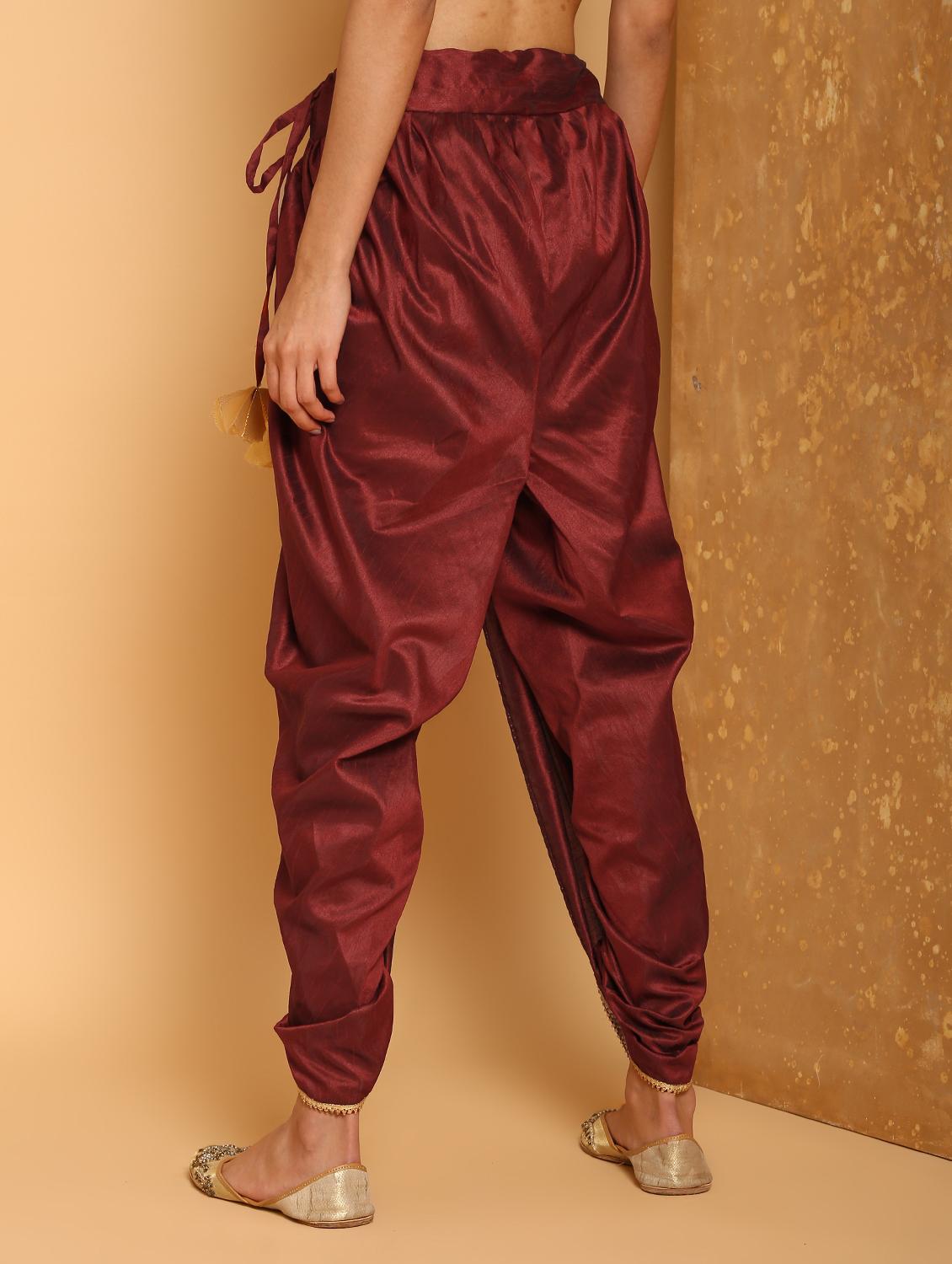 lace border dhoti salwar - 16248949 - Zoom Image - 3