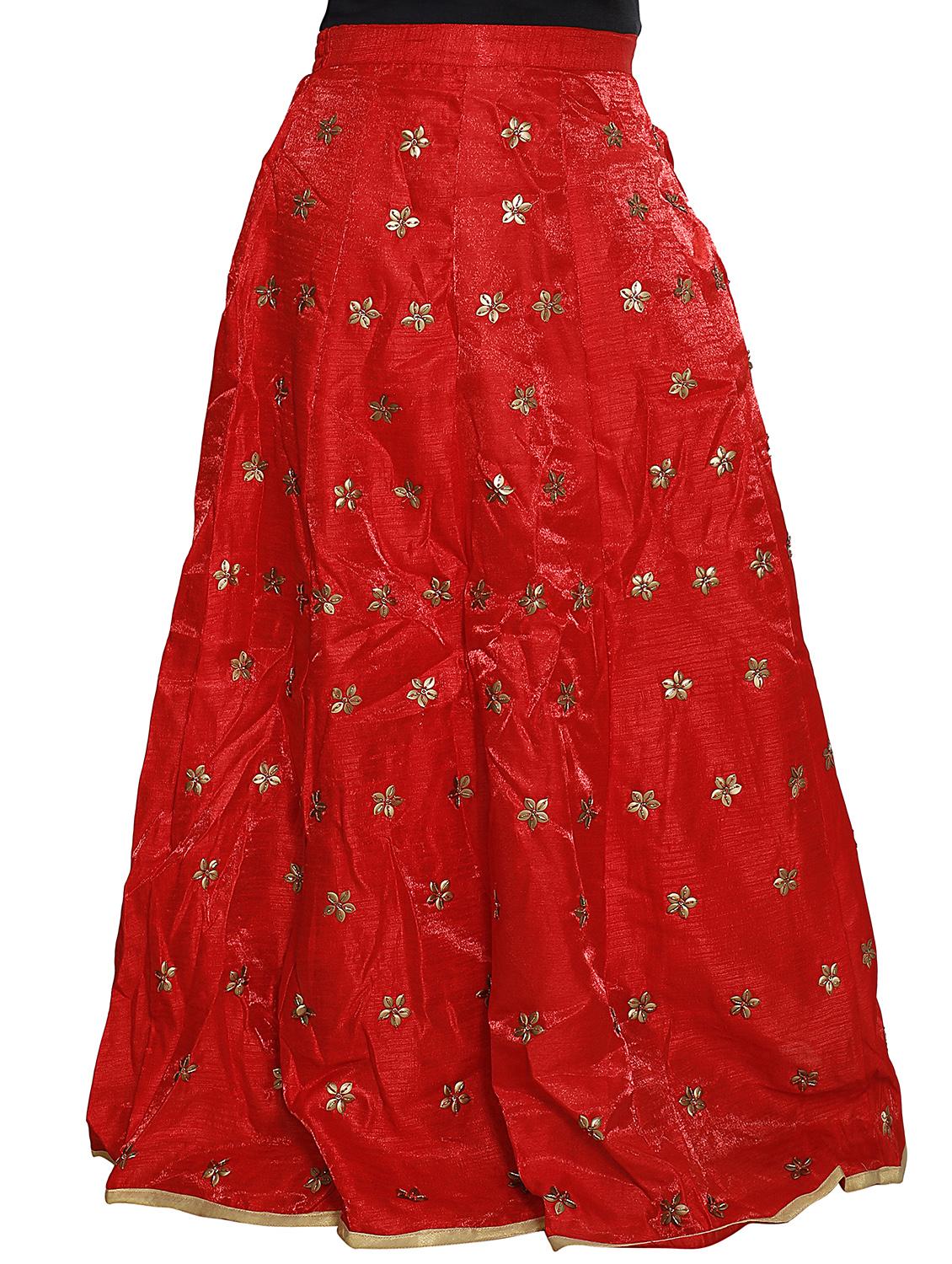 embellished a-line skirt - 16249600 - Zoom Image - 3