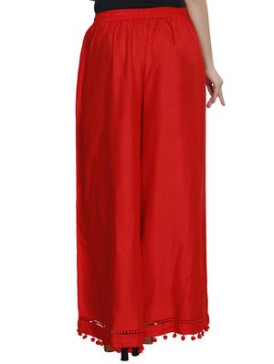 solid flared palazzo - 16249601 - Standard Image - 3