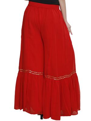 sequined solid sharara - 16249603 - Standard Image - 3