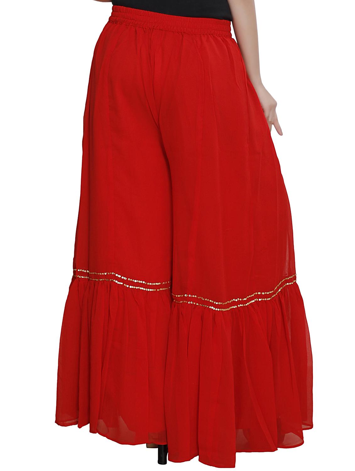 sequined solid sharara - 16249603 - Zoom Image - 3