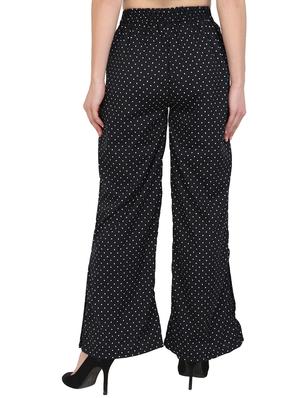 dot print high rise palazzo - 16249758 - Standard Image - 3