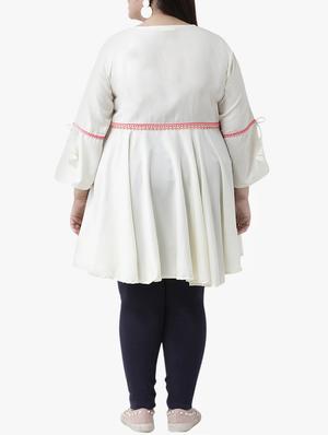 solid flared kurta - 16250233 - Standard Image - 3