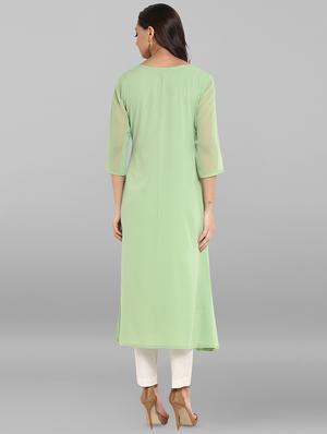 floral printed layered kurta - 16250377 - Standard Image - 3