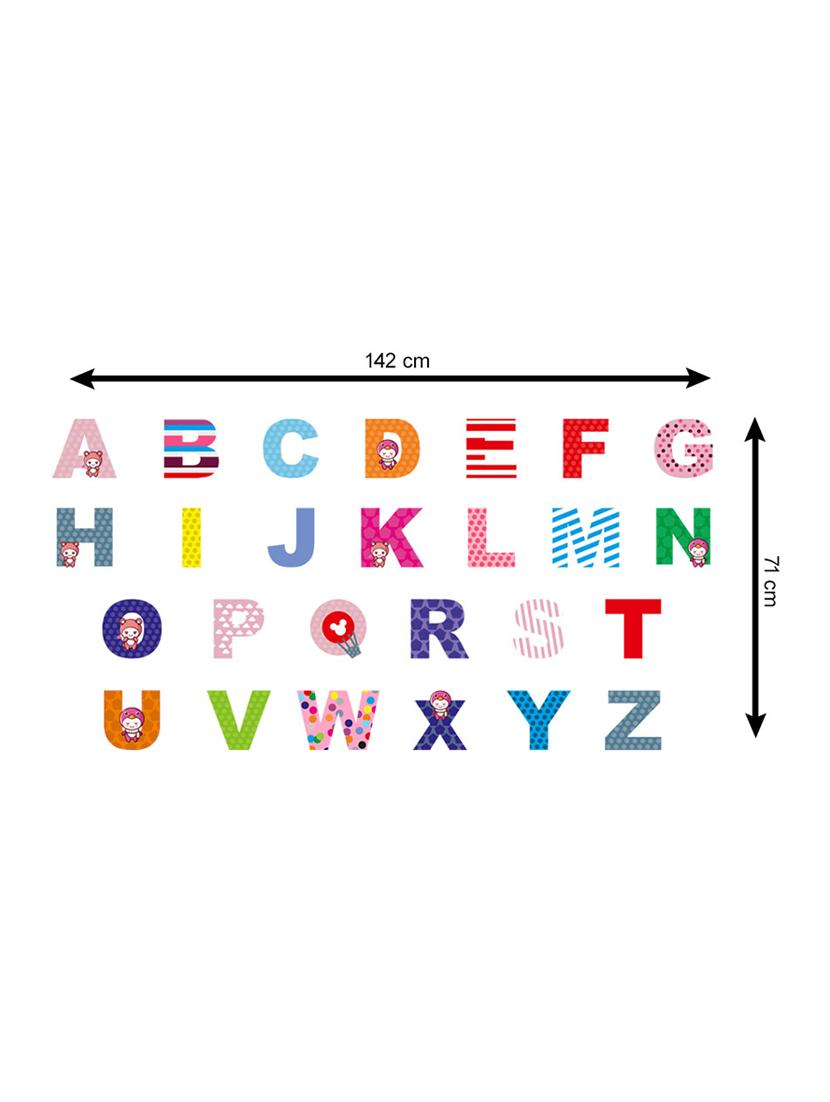 Sehaz Artworks Colorfull-alphabets Multi Wall Decal or Living Room Sticker for Home Bathroom, Toilet Decoration - 16251058 - Zoom Image - 3