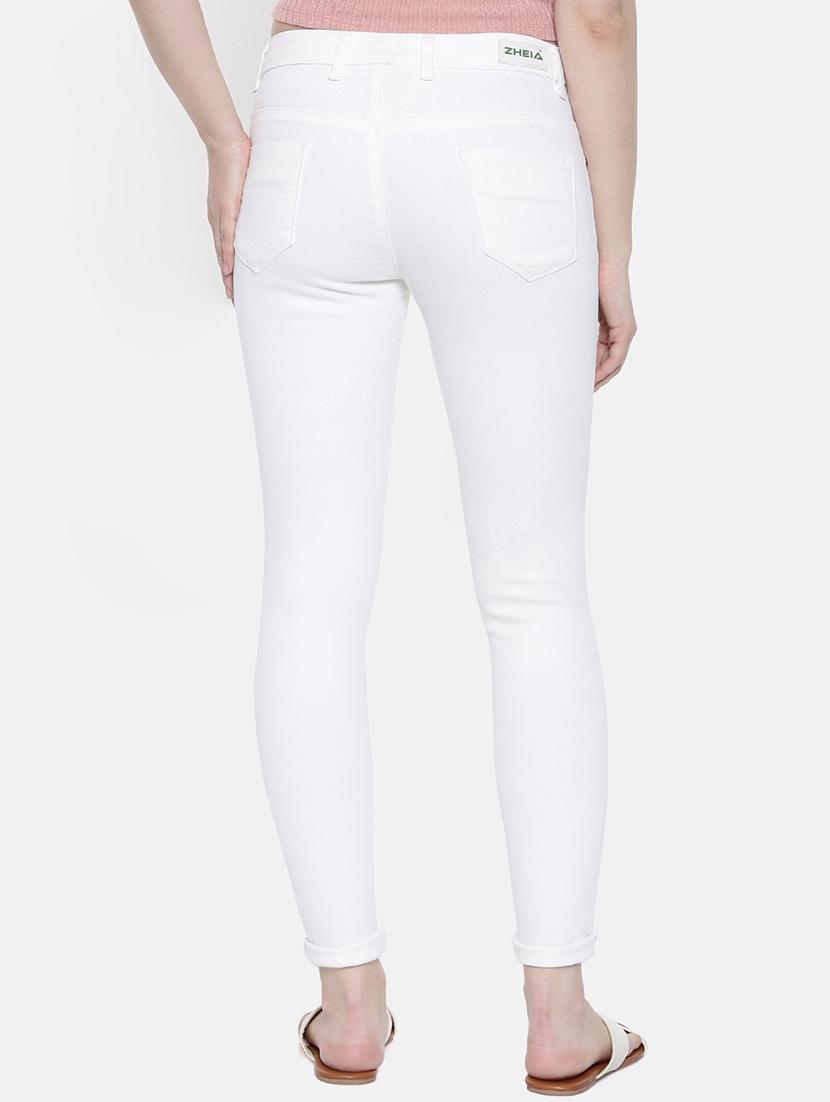 turn up hem skinny fit jeans - 16252559 - Zoom Image - 3