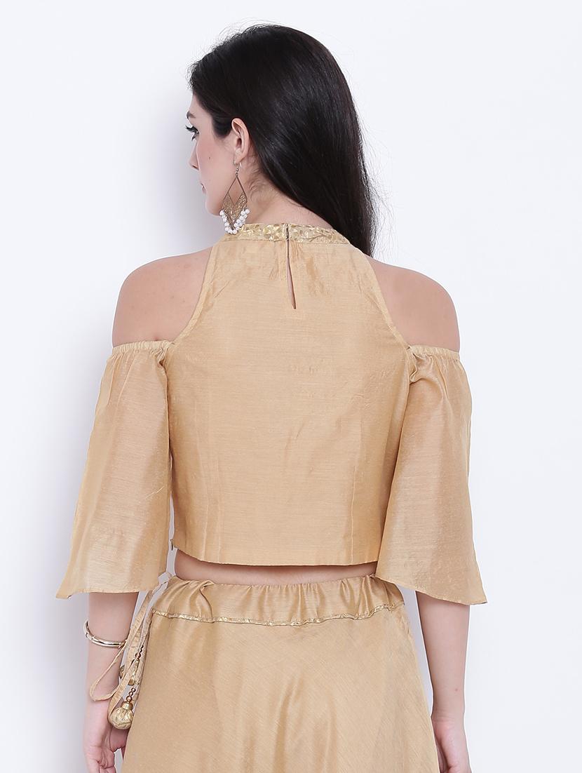 Cold shoulder printed blouse - 16252909 - Zoom Image - 3