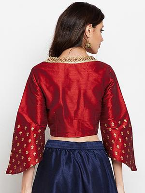 Bell sleeves printed blouse - 16252910 - Standard Image - 3