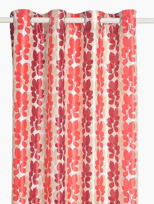 Floral Print Polyester 220 GSM Set of 2 Eyelet Door curtain - 16253000 - Standard Image - 3