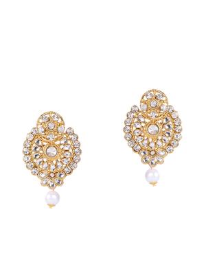 gold brass maang teeka - 16253448 - Standard Image - 3