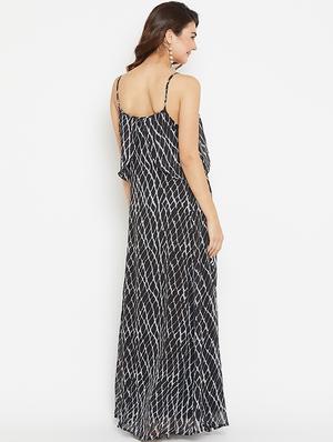 ruffle detail maxi dress - 16254501 - Standard Image - 3