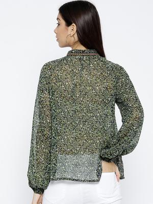 tie up neck peasant top - 16254518 - Standard Image - 3