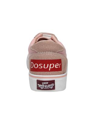 pink lace-up sneakers - 16255131 - Standard Image - 3