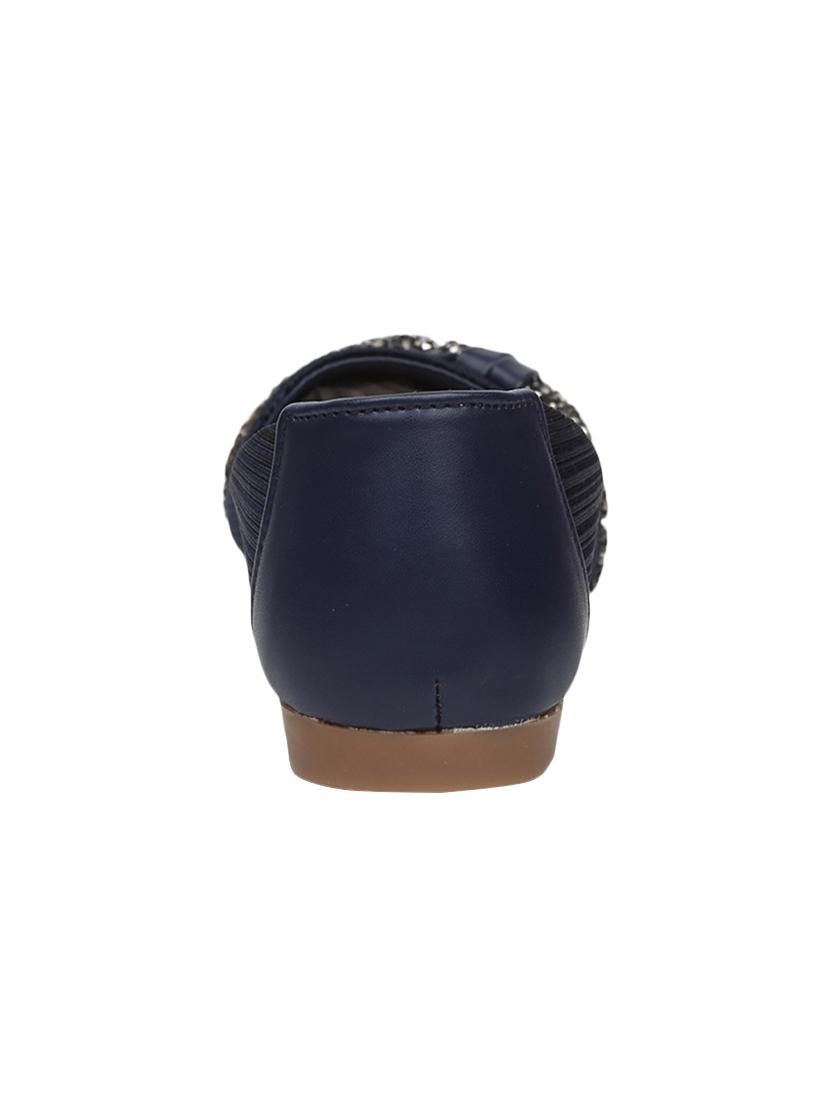 blue slip on ballerinas - 16255156 - Zoom Image - 3