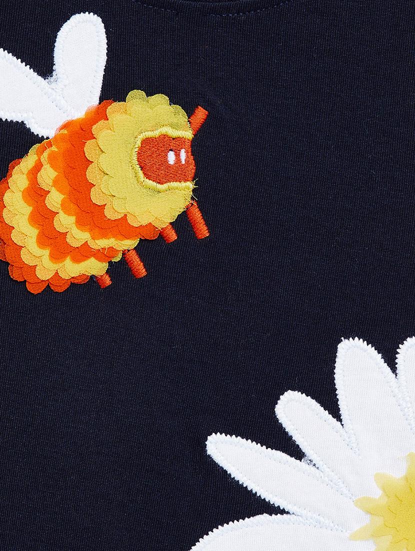blue cotton regular tees - 16256000 - Zoom Image - 3