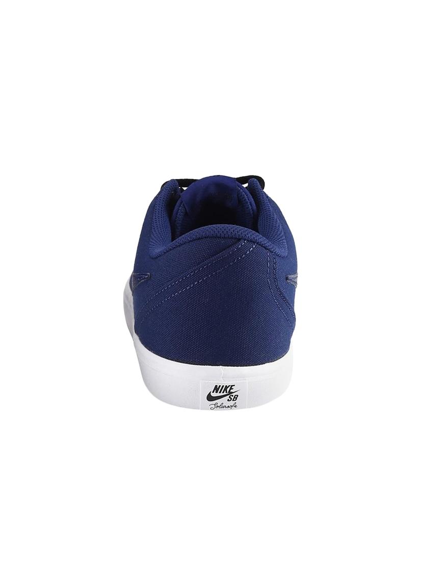 blue canvas lace up sneakers - 16256076 - Zoom Image - 3