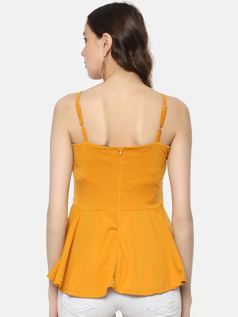 cami neck pleated top - 16256451 - Zoom Image - 3