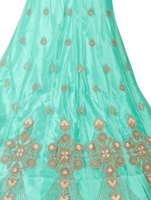 embroidered a-line lehenga - 16257495 - Standard Image - 3