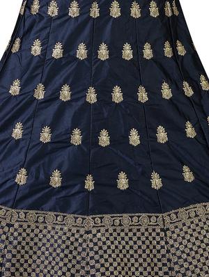 embroidered a-line lehenga - 16257507 - Standard Image - 3