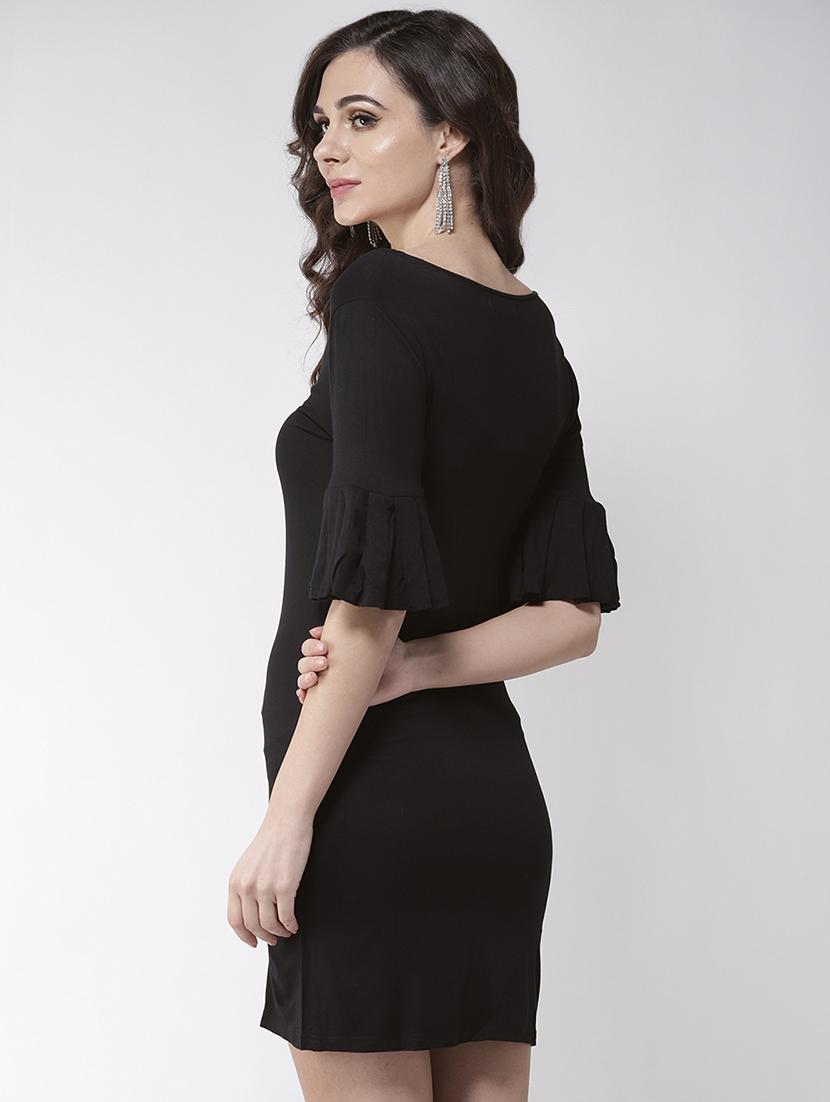 bell sleeved sheath dress - 16258332 - Zoom Image - 3