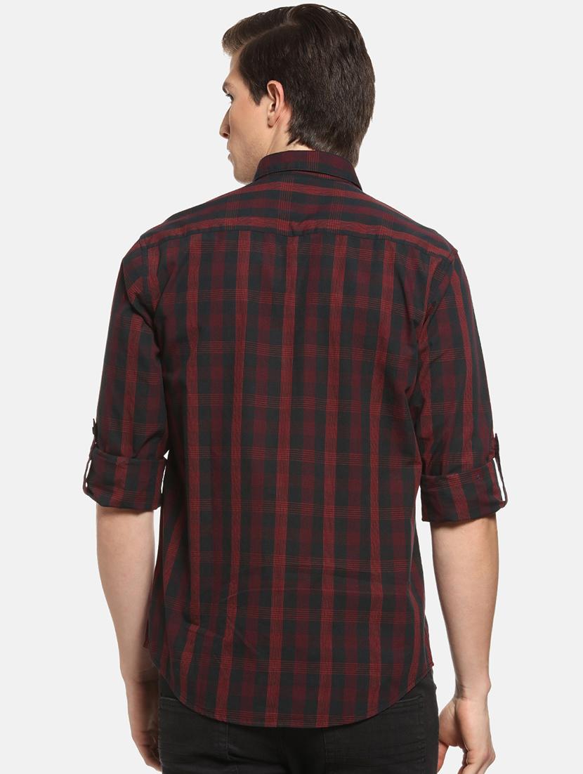 multi colored checkered casual shirt - 16258908 - Zoom Image - 3