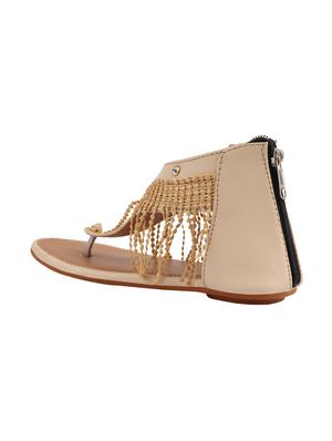 beige closed back sandals - 16259607 - Standard Image - 3