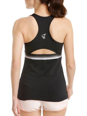 cut out racer back tank tee - 16259794 - Standard Image - 3