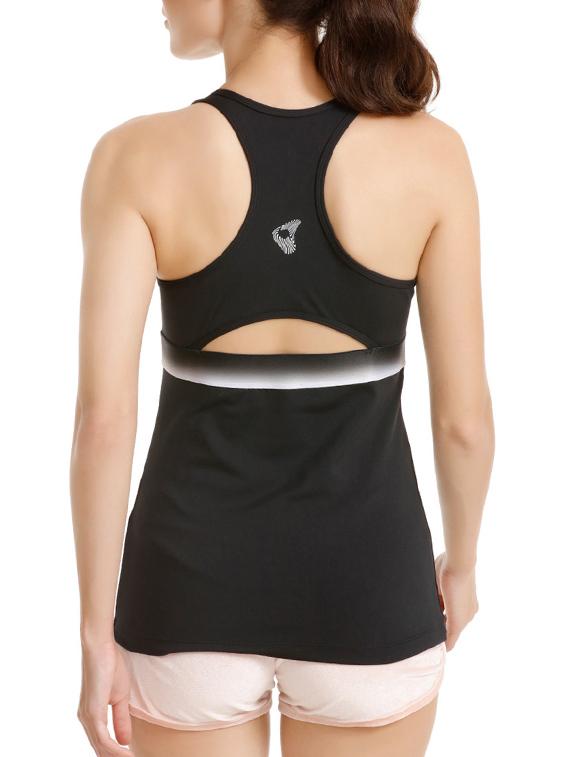 cut out racer back tank tee - 16259794 - Zoom Image - 3