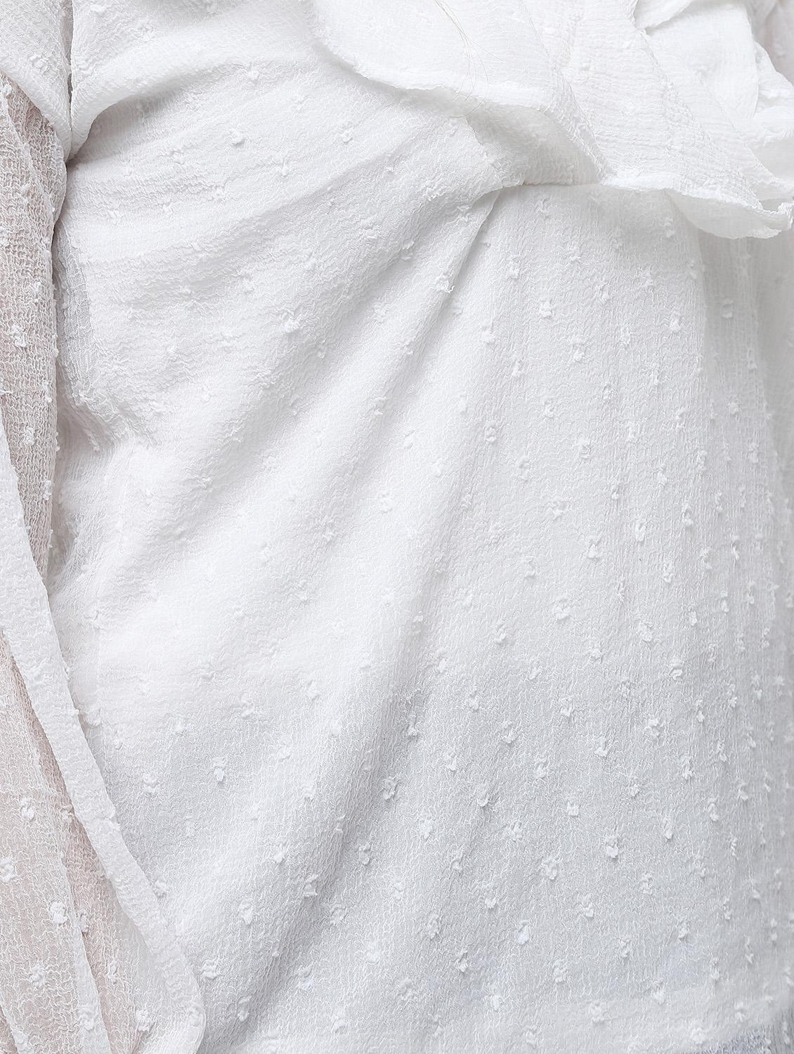 ruffle detail dobby top - 16259846 - Zoom Image - 6