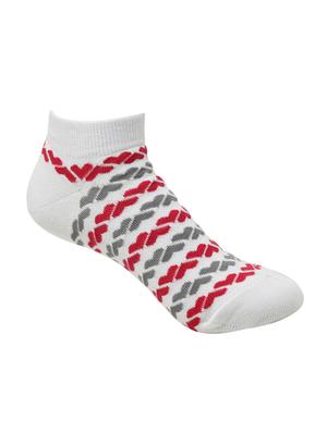 set of 3 multi colored cotton ankle length sock - 16259938 - Standard Image - 6