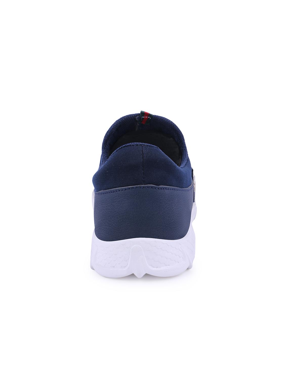 navy blue mesh slip on sport shoes - 16260777 - Zoom Image - 3