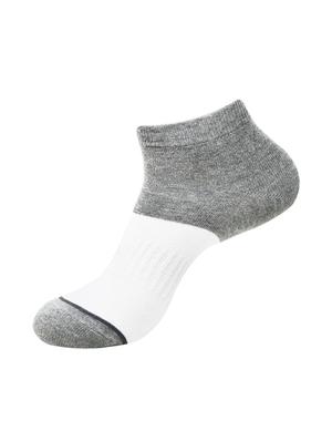 set of 5 multi colored cotton above ankle length sock - 16260884 - Standard Image - 3