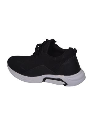 black fabric sport shoes - 16260896 - Standard Image - 3