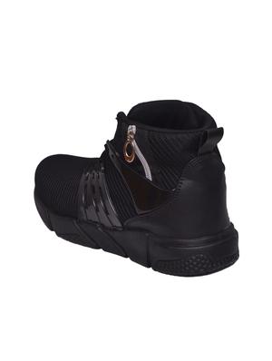 black mesh sport shoes - 16260901 - Standard Image - 3