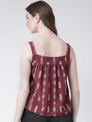 ikat print button up top - 16261731 - Standard Image - 3