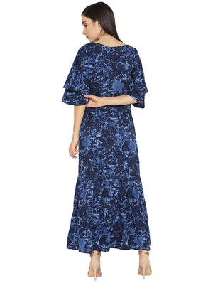 ruffle sleeved floral maxi dress - 16262062 - Standard Image - 3