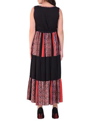 drawstring tiered maxi dress - 16262411 - Standard Image - 3