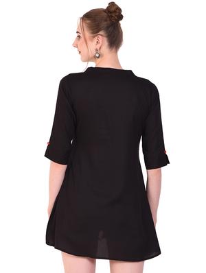 button detail floral embroidered top - 16264611 - Standard Image - 3