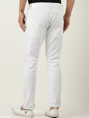 white denim ripped jeans - 16265161 - Standard Image - 3