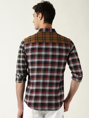 black checkered casual shirt - 16265261 - Standard Image - 3