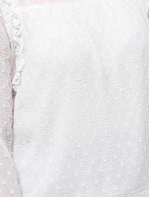 ruffle trim dobby top - 16265295 - Standard Image - 6