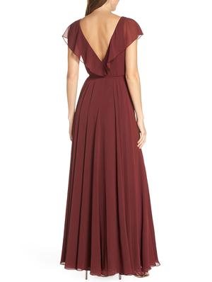 Tie knot wrap flare dress - 16265599 - Standard Image - 3
