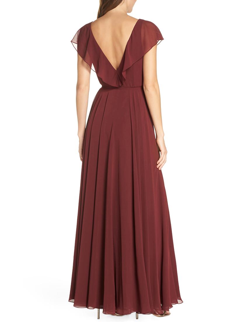 Tie knot wrap flare dress - 16265599 - Zoom Image - 3