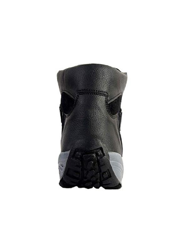 black leatherette low ankle boots - 16266737 - Zoom Image - 3