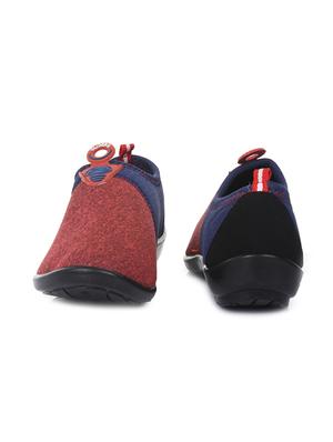 red slip on casual shoes - 16267474 - Standard Image - 3