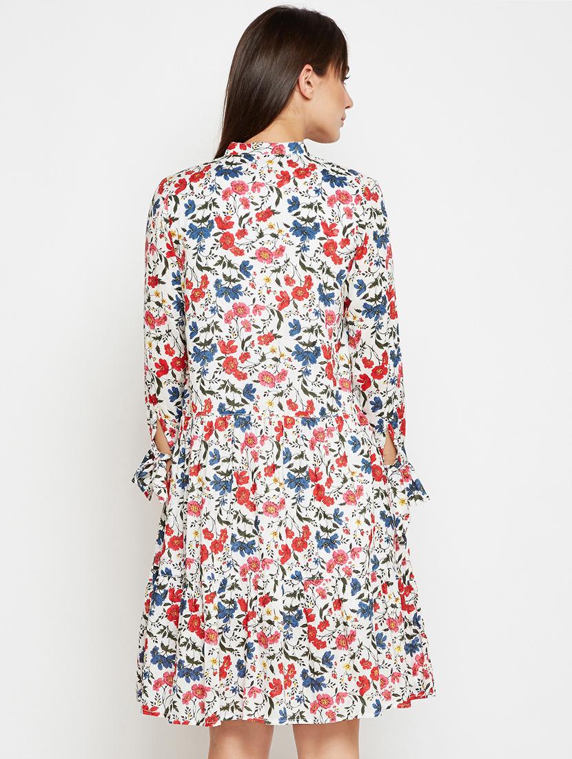 Floral a line dress - 16269717 - Zoom Image - 3