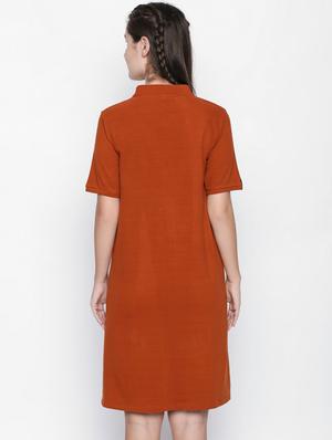 Embroidered Shift dress - 16269919 - Standard Image - 3