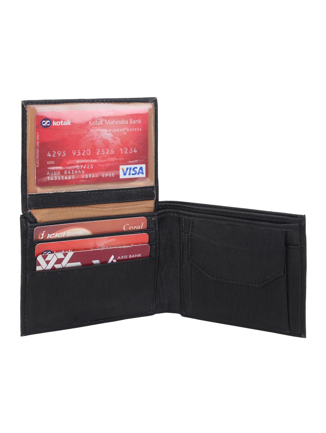black leather wallet - 16270014 - Zoom Image - 3