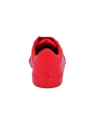 red lace-up sneakers - 16270845 - Standard Image - 3